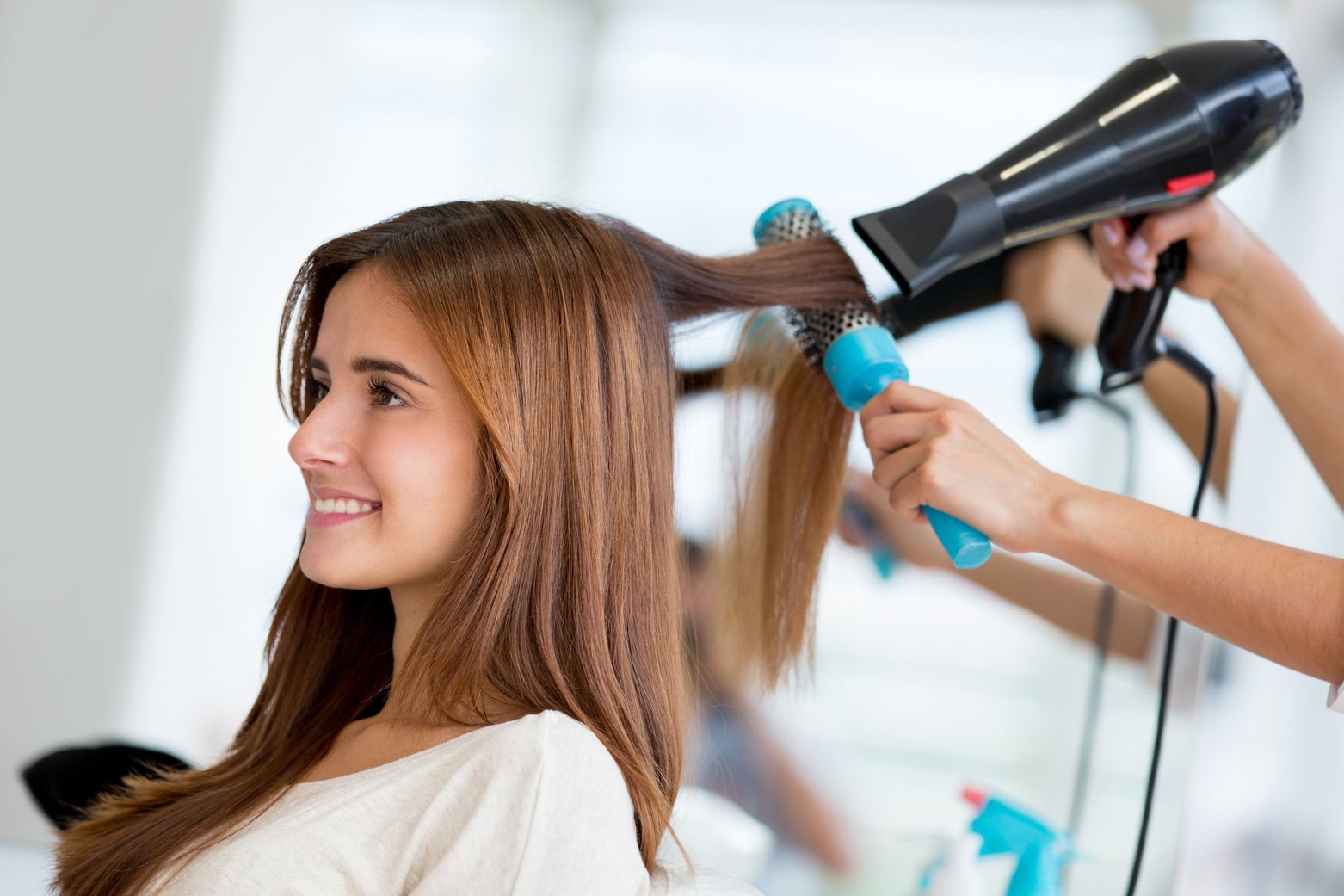 Woman at the Hair Salon